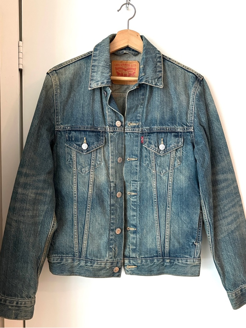 Levi's Blue Washed Denim Jacket